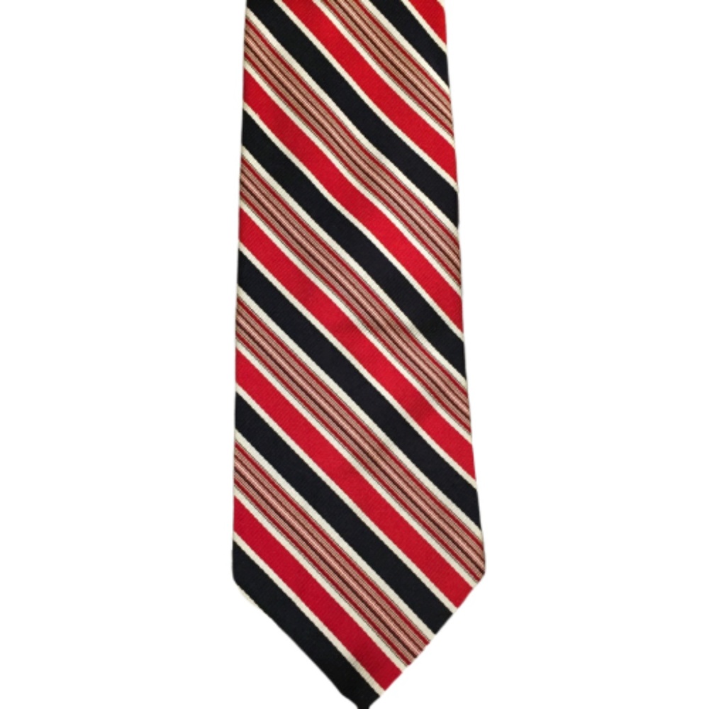 Redwood & Ross Red Striped Tie